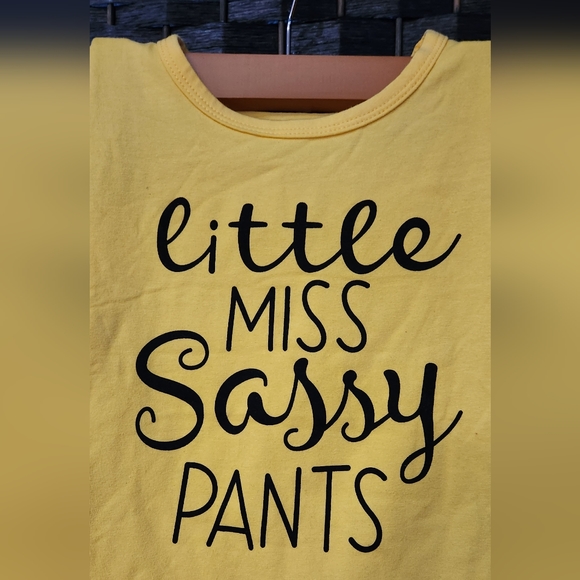🌼2/40🌼 "Lil Miss Sassy Pants" 3 piece short set - Picture 3 of 11